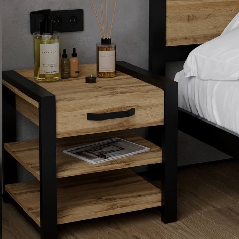Кровать Loft + Тумба прикроватная Loft 2 шт. — изображение 4