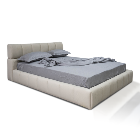Кровать с мягким изголовьем и механизмом Айро 140/160/180х200