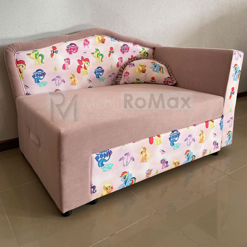 Дитячий диван розкладний Сімба (Simple 3/Little Pony Magic) 80х190