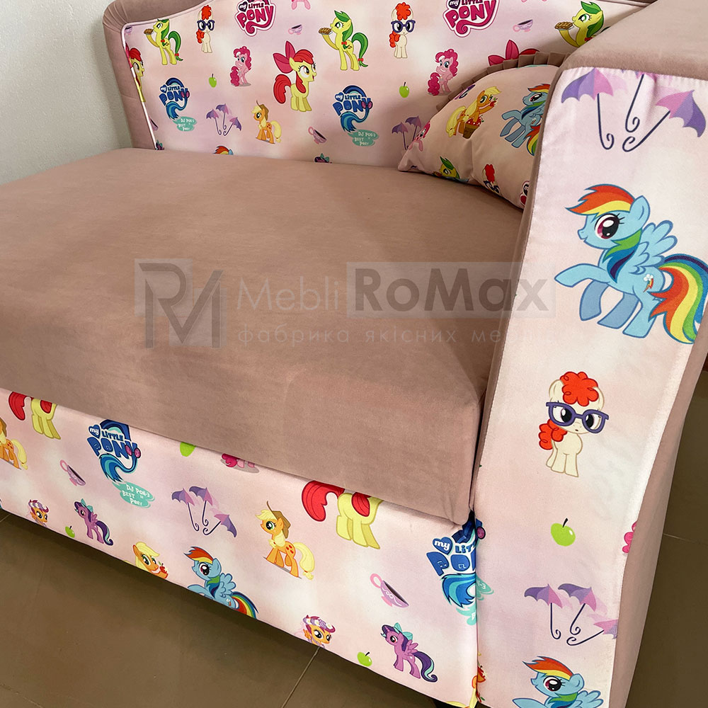 Дитячий диван розкладний Сімба (Simple 3/Little Pony Magic) 80х190 - Зображення 5