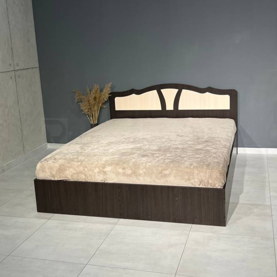 Ліжко двоспальне з ДСП "Aura" 184х204х90, якісне зручне ліжко для спальні 180х200