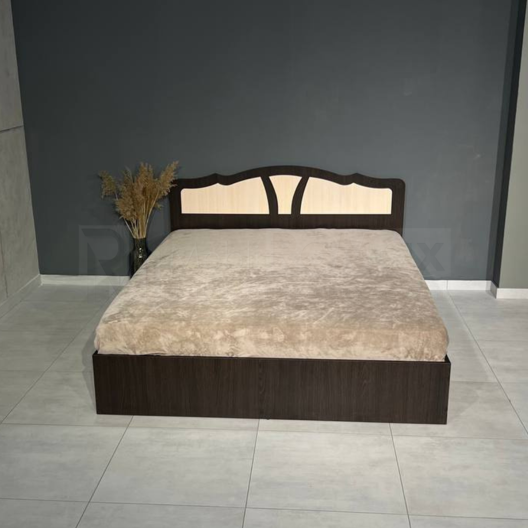 Ліжко двоспальне з ДСП "Aura" 184х204х90, якісне зручне ліжко для спальні 180х200 - Зображення 2