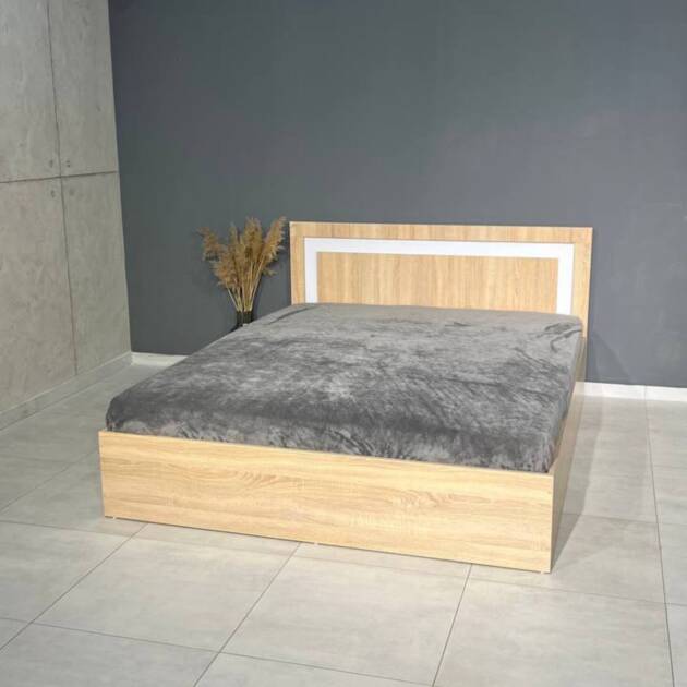 Двоспальне закрите ліжко з ДСП "White Mix" 143х205х90 для дорослих і дітей