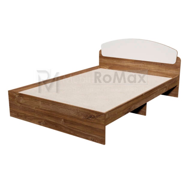 Полуторная кровать из ДСП 120х200 "Luna" без ящиков 124х204х84