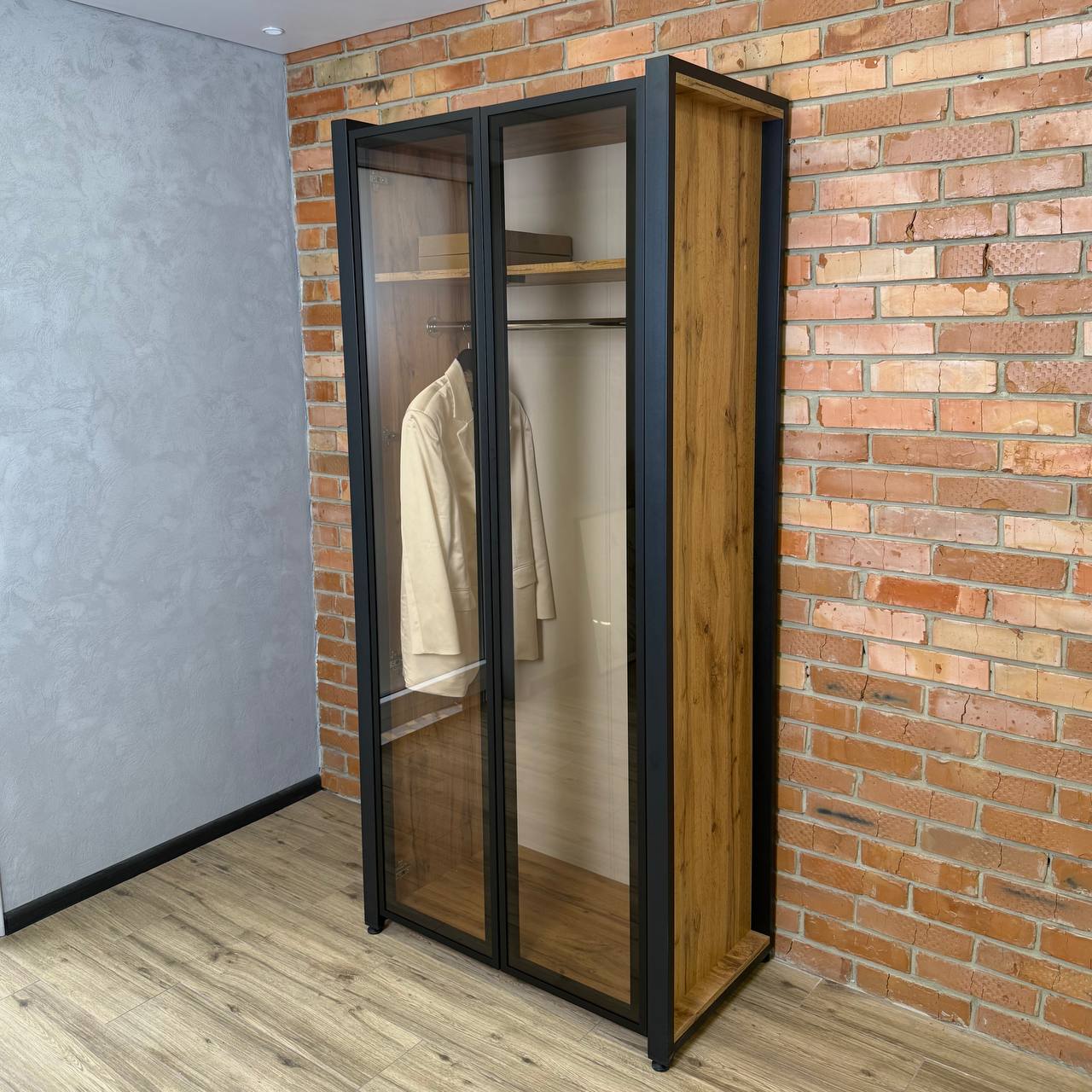Шафа 2Д LOFT Скло - Зображення 4