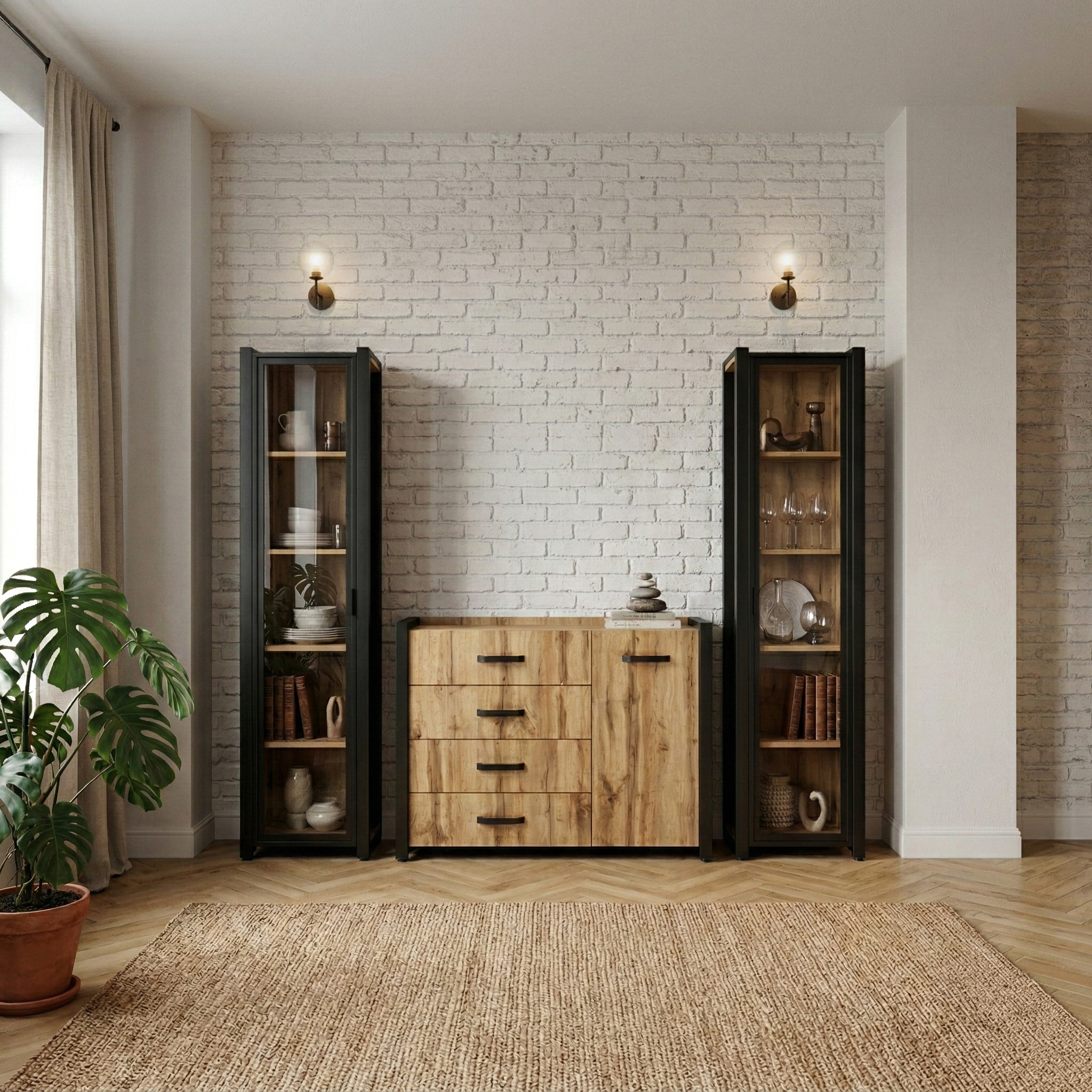 Гостиная Loft комплектация 08